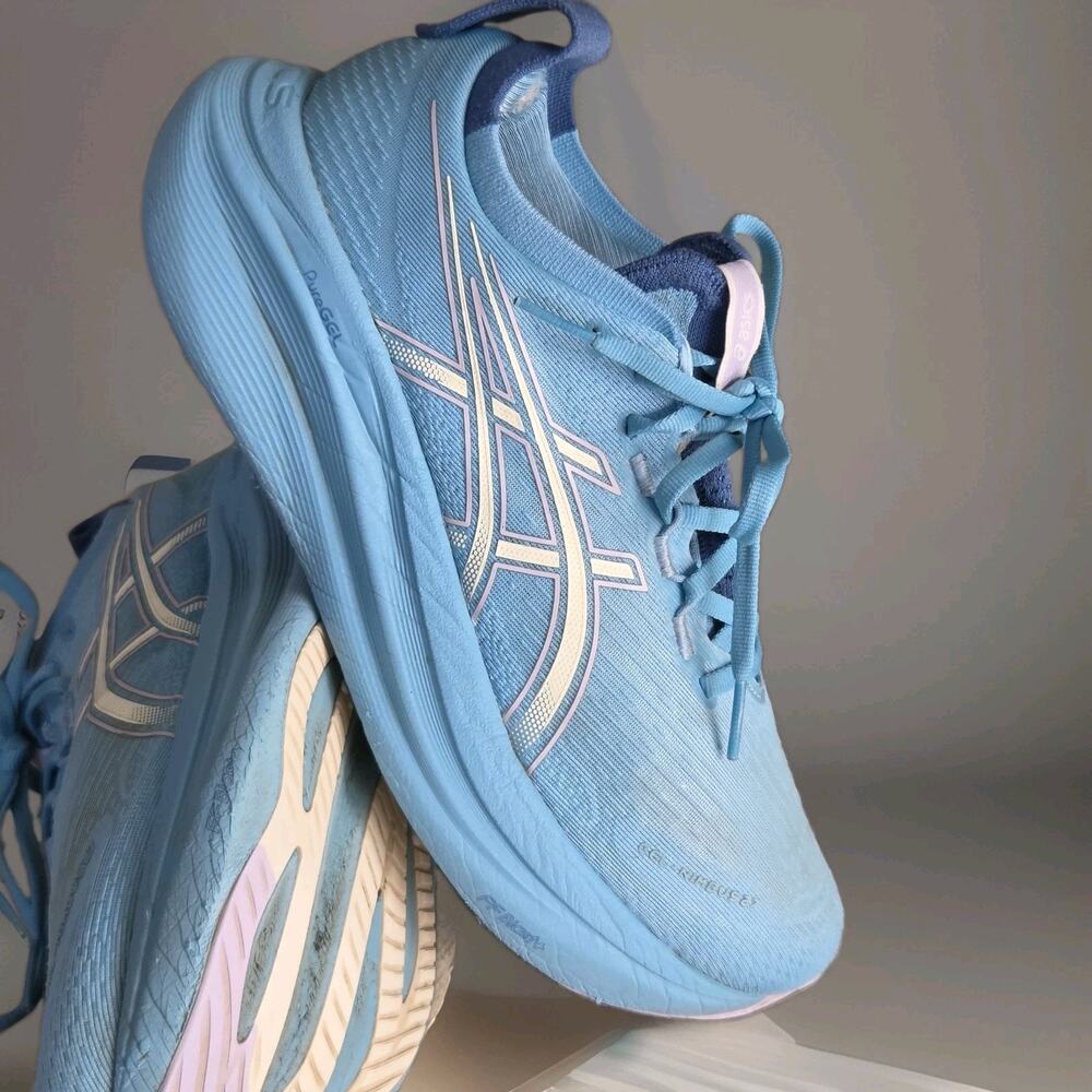 ASICS Women's US 8.5 Gel-Cumulus 27 Blue Running Shoes Sneaker 1012B753